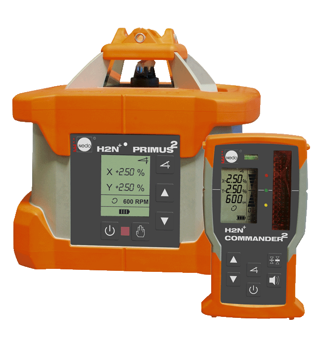 dual slope horizontal-laser PRIMUS 2 H2N+ DIGITAL RECIEVER